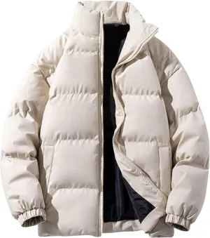 Ymosrh Men's Puffer Jacket Down Packable Jacket Lightweight Water-Resistant Insulated Jacket Men, M-5XL
