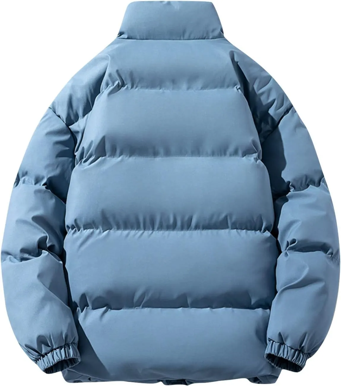 Ymosrh Men's Puffer Jacket Down Packable Jacket Lightweight Water-Resistant Insulated Jacket Men, M-5XL
