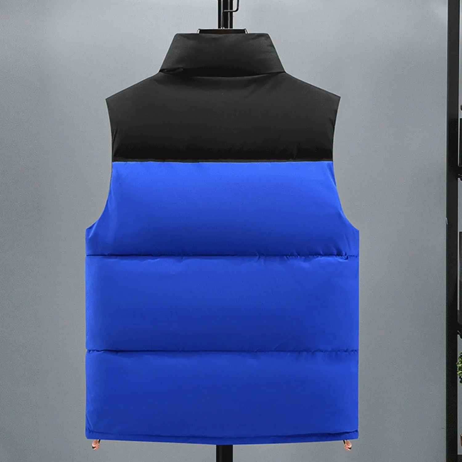 Ymosrh Men's Puffer Jacket Padded Down Vest Winter Casual Work Sports Travel Outdoor Jacket Mens, M-4XL