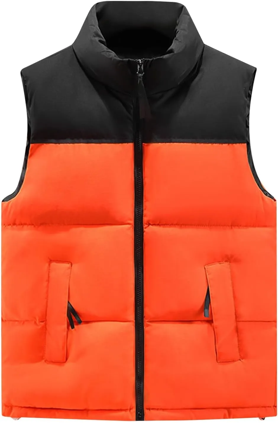 Ymosrh Men's Puffer Jacket Padded Down Vest Winter Casual Work Sports Travel Outdoor Jacket Mens, M-4XL