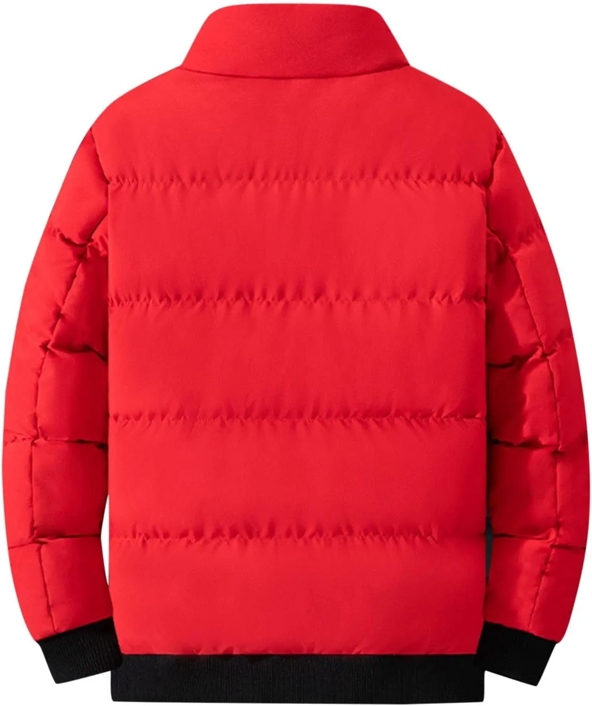 Ymosrh Men's Puffer Jackets Down Packable Jacket Lightweight Water-Resistant Insulated Jacket & Coats, XXL-7XL