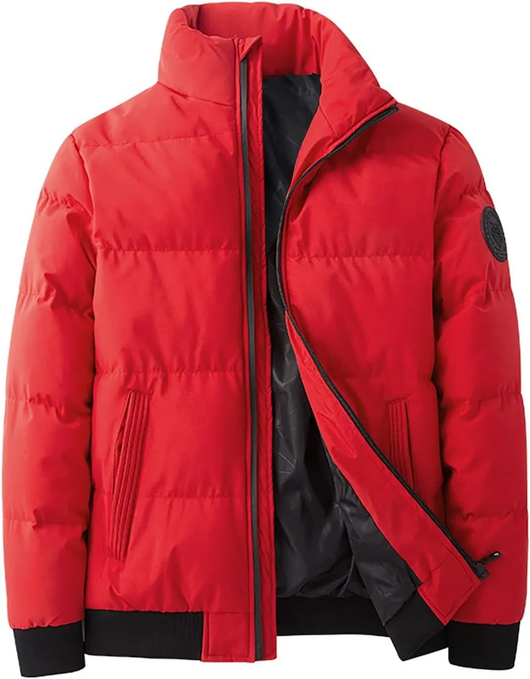 Ymosrh Men's Puffer Jackets Down Packable Jacket Lightweight Water-Resistant Insulated Jacket & Coats, XXL-7XL