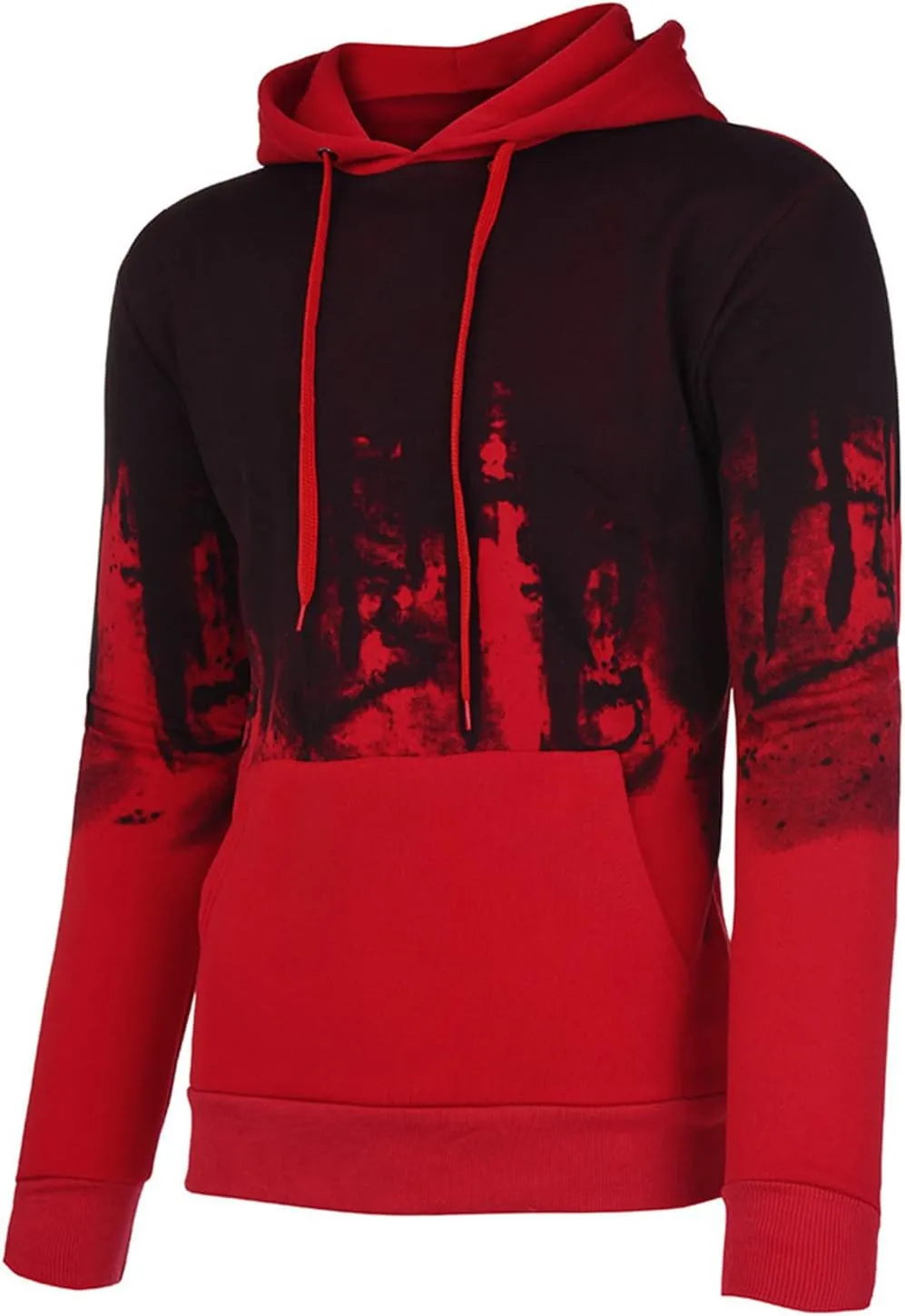 Ymosrh Men's Sweatshirts Graphic Hoodies Pullover Sweatshirts Casual Drawstring Tops With Pockets Hoodies Pullover, S-5XL
