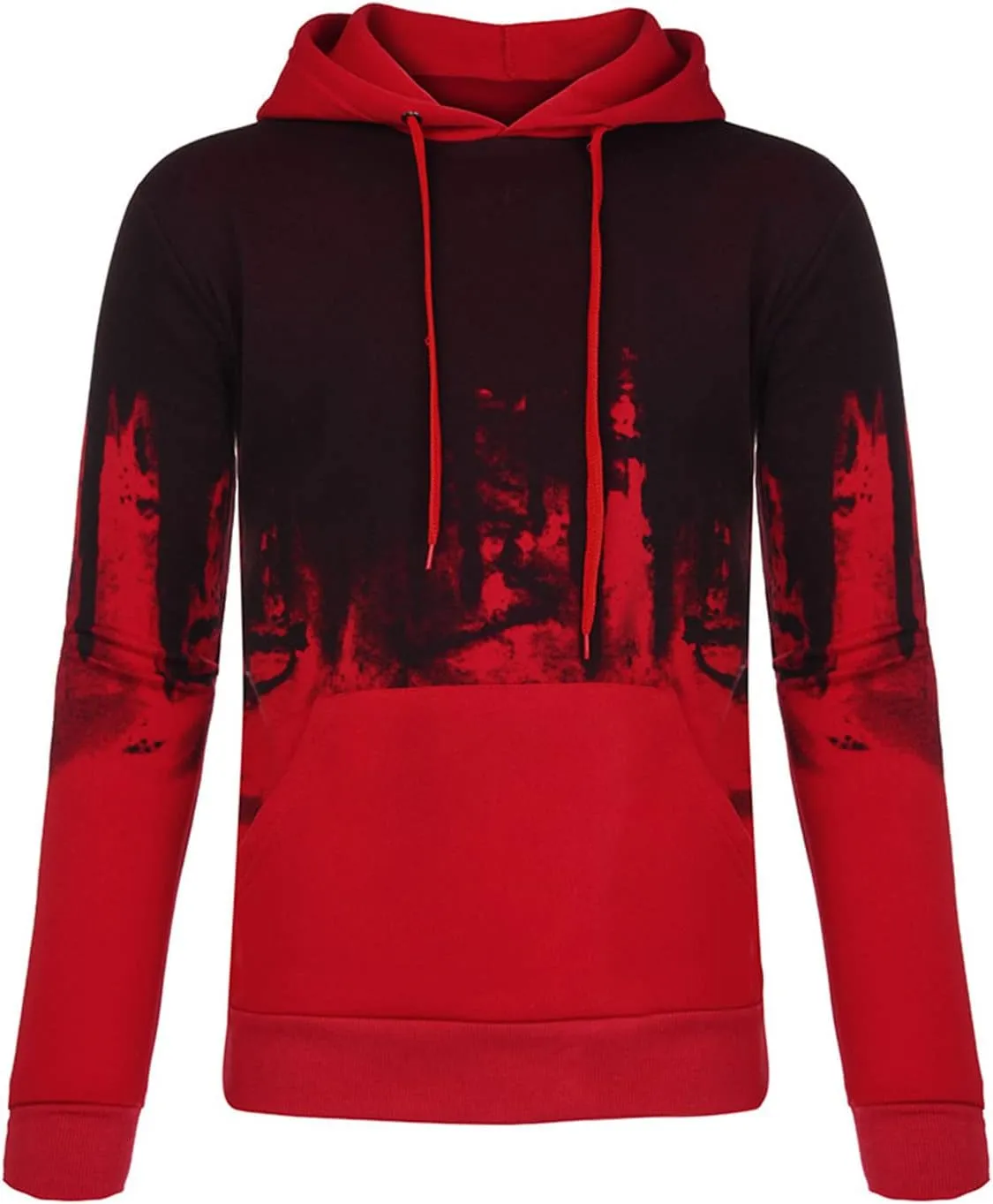 Ymosrh Men's Sweatshirts Graphic Hoodies Pullover Sweatshirts Casual Drawstring Tops With Pockets Hoodies Pullover, S-5XL